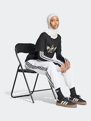 adidas Originals Black Animal Print Trefoil T-Shirt - Image 3 of 6