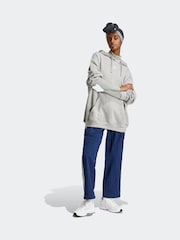 Gris - adidas Originals Essentials Loose French Terry 100% Cotton Hoodie - Imagen 4 de 7