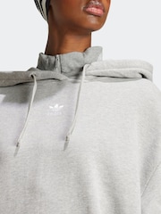 Gris - adidas Originals Essentials Loose French Terry 100% Cotton Hoodie - Imagen 5 de 7