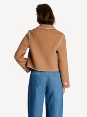 Rixo Brown Sunday Petal Embroidery Jacket - Image 2 of 7
