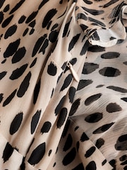 Rixo Animal Amelle Tulip Print Tiered Maxi Dress - Image 7 of 8
