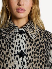 Rixo Brown Tommie Antelope Spot Jacquard Jacket - Image 5 of 6