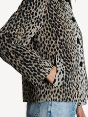 Rixo Brown Tommie Antelope Spot Jacquard Jacket - Image 6 of 6
