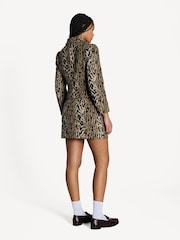 Rixo Brown Leila Bohemia Leopard Print Jacket - Image 3 of 7