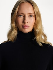 Rixo Black Aly Knit Mini Dress - Image 5 of 6