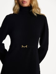 Rixo Black Aly Knit Mini Dress - Image 6 of 6