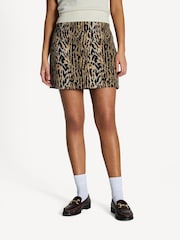 Rixo Brown Mariah Mini Skirt - Image 2 of 4