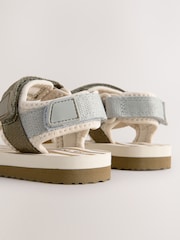 Neutral Wide Fit (G) Touch Fastening Adjustable Strap Tape Trekker Walking Sandals - Image 2 of 6