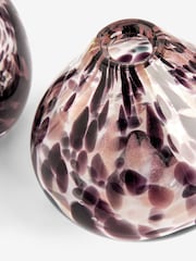 Black/Gold Set of 3 Glass Confetti Vase - Image 5 of 5