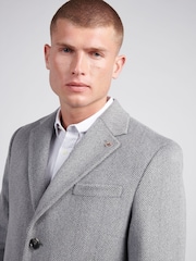 U.S. Polo Assn Grey U.S. Polo Assn. Mens Herringbone  Coat - Image 3 of 12