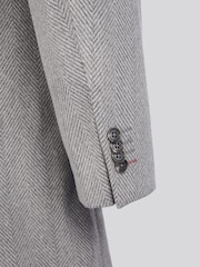 U.S. Polo Assn Grey U.S. Polo Assn. Mens Herringbone  Coat - Image 9 of 12