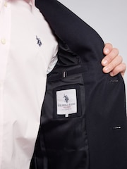 U.S. Polo Assn. Mens Blue Notch Overcoat - Image 4 of 10