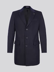 U.S. Polo Assn. Mens Blue Notch Overcoat - Image 5 of 10