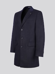 U.S. Polo Assn. Mens Blue Notch Overcoat - Image 7 of 10