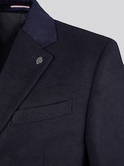 U.S. Polo Assn. Mens Blue Notch Overcoat - Image 9 of 10