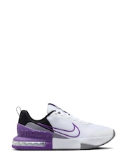 Nike White/Purple Air Max Alpha 6 Trainers - Image 3 of 11