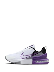 Nike White/Purple Air Max Alpha 6 Trainers - Image 4 of 11