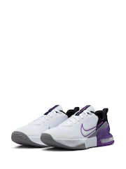Nike White/Purple Air Max Alpha 6 Trainers - Image 6 of 11