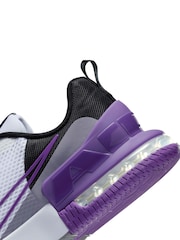 Nike White/Purple Air Max Alpha 6 Trainers - Image 7 of 11