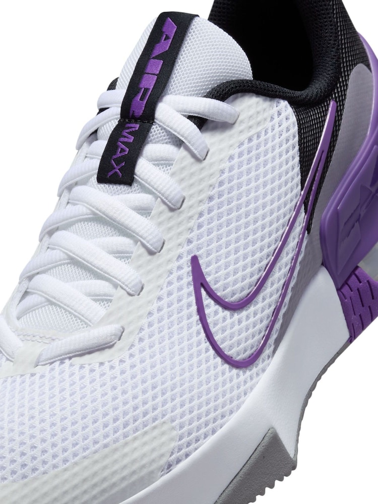 Nike White/Purple Air Max Alpha 6 Trainers - Image 9 of 11