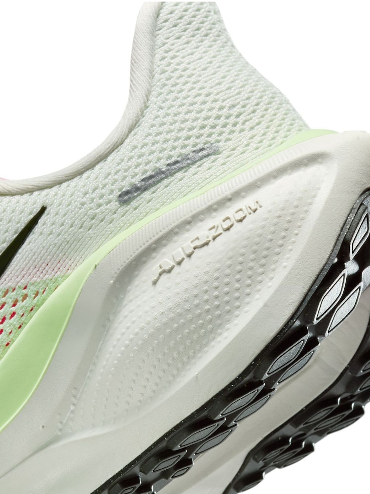 Nike Off White Pink Youth Air Zoom Pegasus 41 Running Trainers - Image 11 of 11 Nike Off White Pink Youth Air Zoom Pegasus 41 Running Trainers - Image 11 of 11
