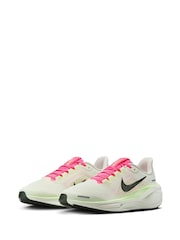 Nike Off White Pink Youth Air Zoom Pegasus 41 Running Trainers - Image 5 of 11