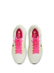 Nike Off White Pink Youth Air Zoom Pegasus 41 Running Trainers - Image 7 of 11
