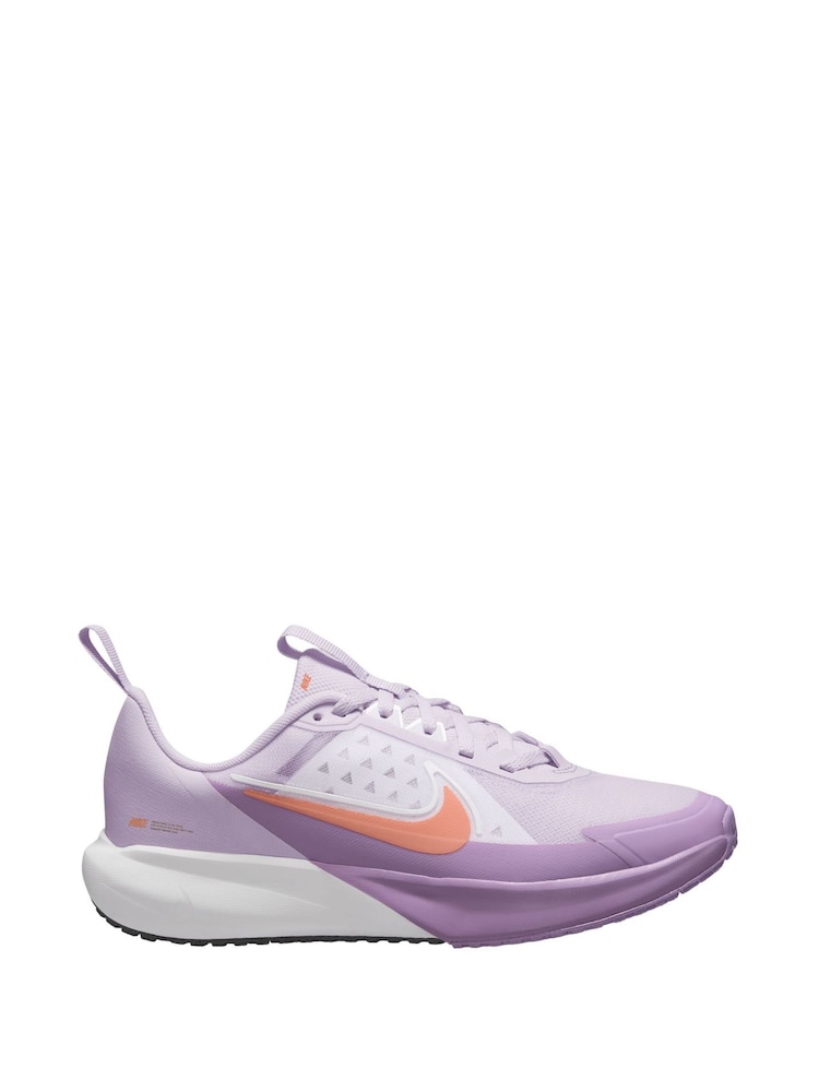 Nike Lilac Purple Orange Youth Sonic Fly Running Trainers - Image 1 of 4