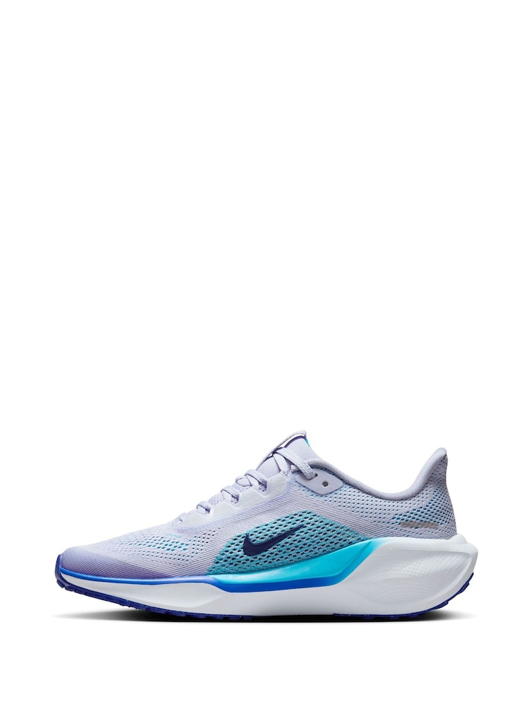 Nike Blue Void Youth Air Zoom Pegasus 41 Running Trainers - Image 2 of 11