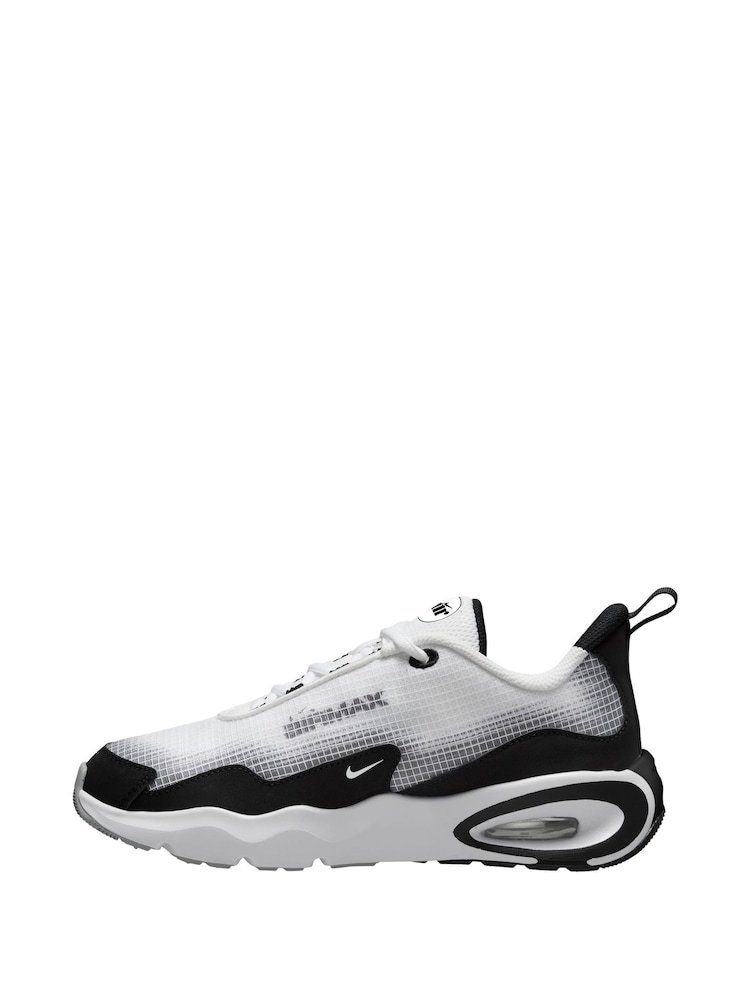Nike White/Black Grey Youth Air Max Nova Trainers - Image 2 of 4