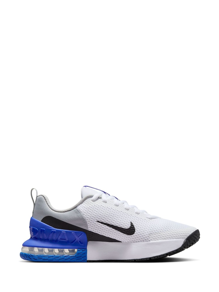 Nike White/Blue Air Max Alpha 6 Trainers - Image 1 of 12