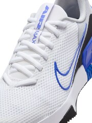 Nike White/Blue Air Max Alpha 6 Trainers - Image 10 of 12