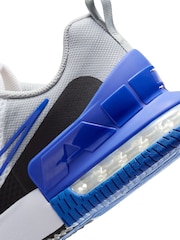 Nike White/Blue Air Max Alpha 6 Trainers - Image 11 of 12