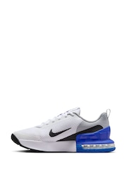 Nike White/Blue Air Max Alpha 6 Trainers - Image 2 of 12