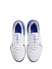 Nike White/Blue Air Max Alpha 6 Trainers - Image 7 of 12