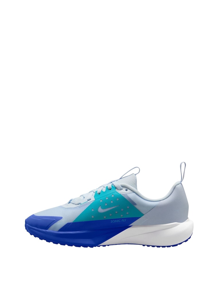 Nike Blue Tint Youth Sonic Fly Running Trainers - Image 2 of 4