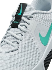Nike White/Blue MC Trainer 3 Gym Trainers - Image 10 of 11