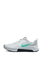 Nike White/Blue MC Trainer 3 Gym Trainers - Image 2 of 11