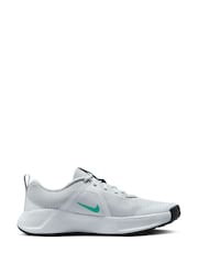 Nike White/Blue MC Trainer 3 Gym Trainers - Image 3 of 11