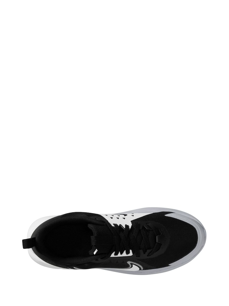 Черный/белый/серый - Nike Youth Sonic Fly Running Trainers - Image 4 of 4