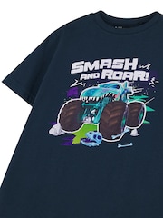 Vanilla Underground Blue Boys Hot Wheels Licensed 100% Cotton T-Shirt - Image 3 of 6