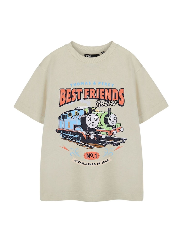 Vanilla Underground Cream 100% Cotton Thomas and Friends Boys Licensed T-Shirt - Image 1 of 6