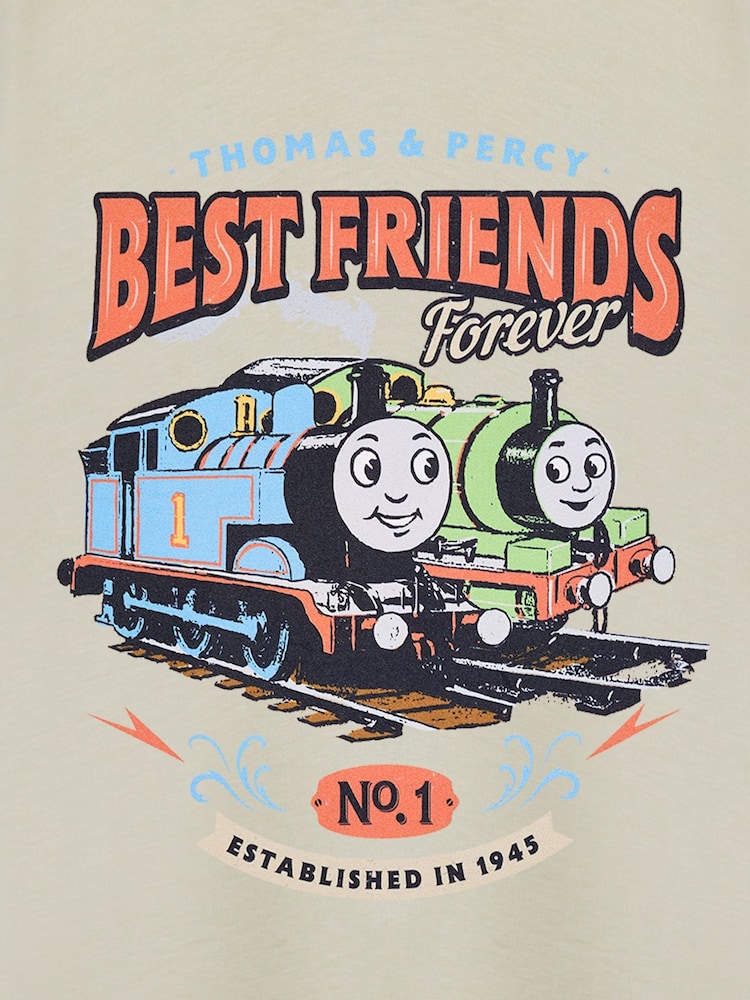 Vanilla Underground Cream 100% Cotton Thomas and Friends Boys Licensed T-Shirt - Image 6 of 6