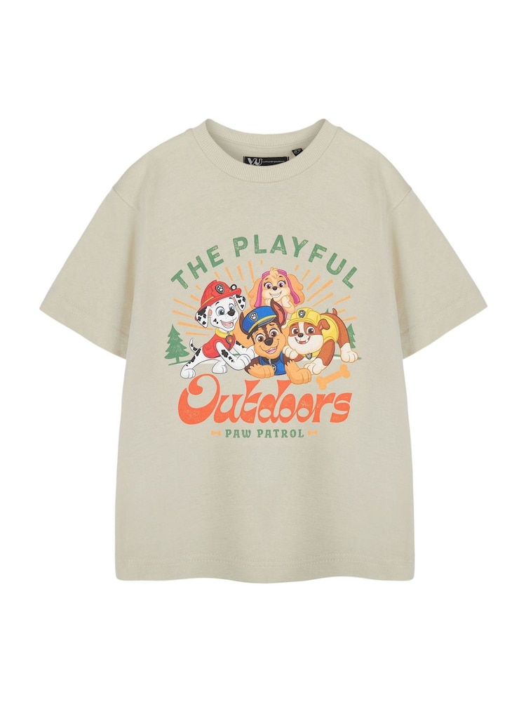Vanilla Underground Cream Kids Unisex Paw Patrol Licensed 100% Cotton T-Shirt - Image 1 of 6
