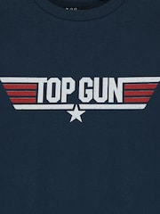 Vanilla Underground Blue Boys Top Gun Licensed 100% Cotton T-Shirt - Image 6 of 6