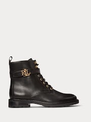Lauren Ralph Lauren Eldridge Burnished Leather Boots - Image 1 of 4