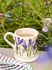 Emma Bridgewater Cream Iris 1/2 Pint Mug - Image 1 of 5