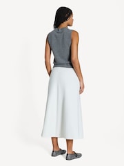 GANNI Grey Graphic Wool Vest - Image 2 of 5