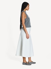 GANNI Grey Graphic Wool Vest - Image 3 of 5