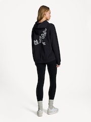 GANNI Black Oversized Isoli Heart Hoodie - Image 2 of 6